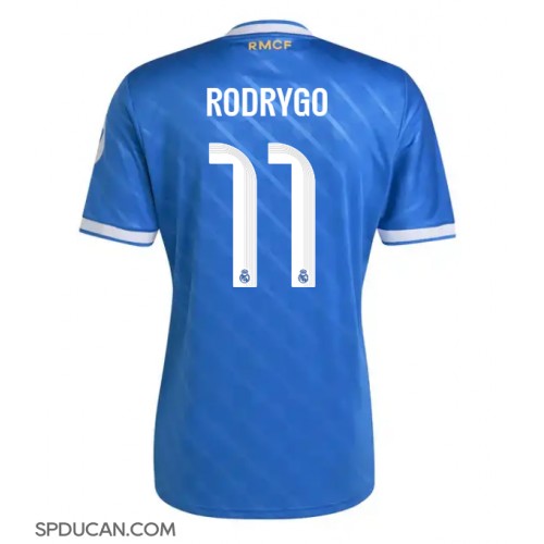 Muški Nogometni Dres Real Madrid Rodrygo Goes #11 Rezervni 2025-26 Kratak Rukav
